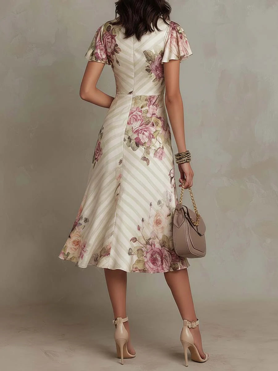 ROSINHA™ | Vestido Midi Para Quando Você Quer Impressionar Sem Se Esforçar
