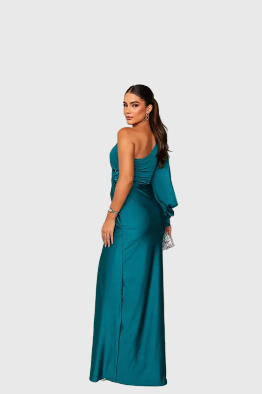 LÉLIA™ | Vestido Midi Para a Mulher Que Não Precisa de Aprovação Para Brilhar