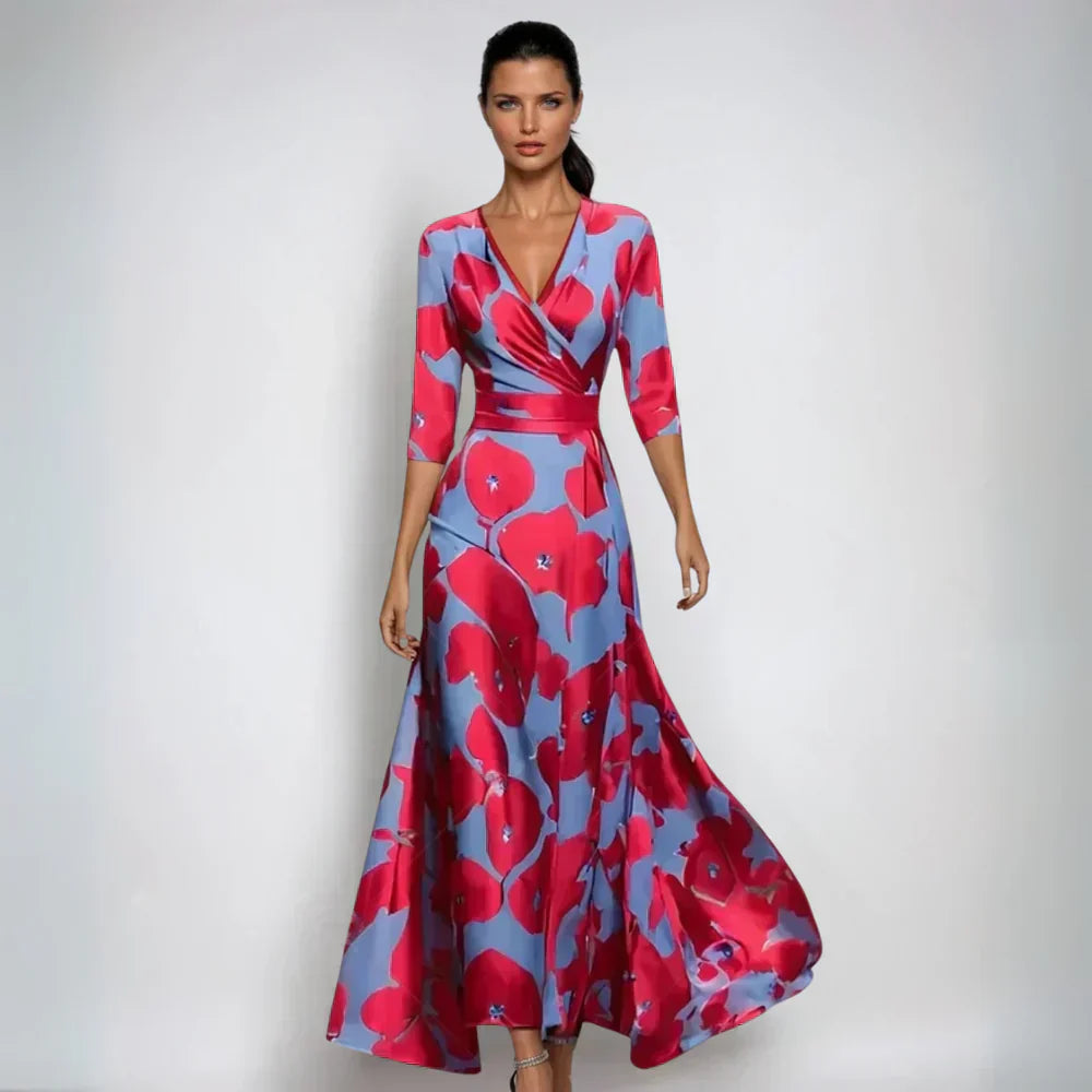 RITA™ | Vestido Midi Para Quando Você Quer Impressionar Sem Se Esforçar