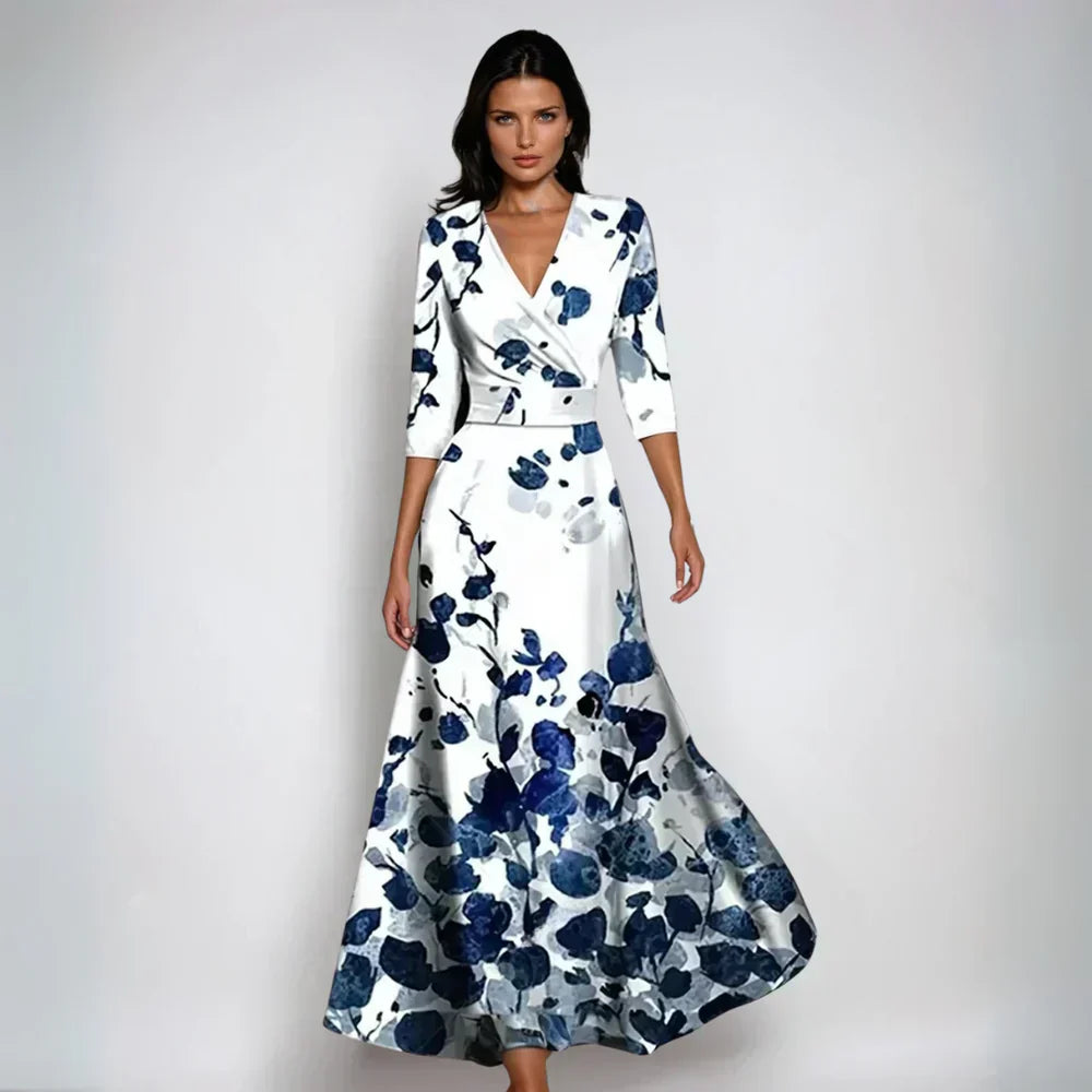 RITA™ | Vestido Midi Para Quando Você Quer Impressionar Sem Se Esforçar