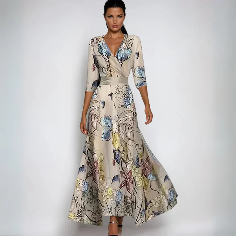 RITA™ | Vestido Midi Para Quando Você Quer Impressionar Sem Se Esforçar