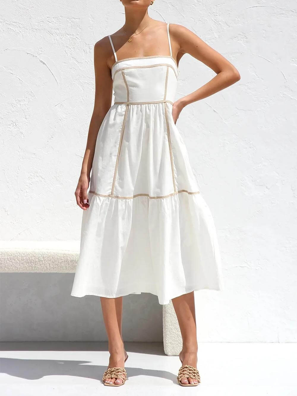 LEONTINA™ | Vestido Midi Para a Mulher Que Não Precisa de Aprovação Para Brilhar