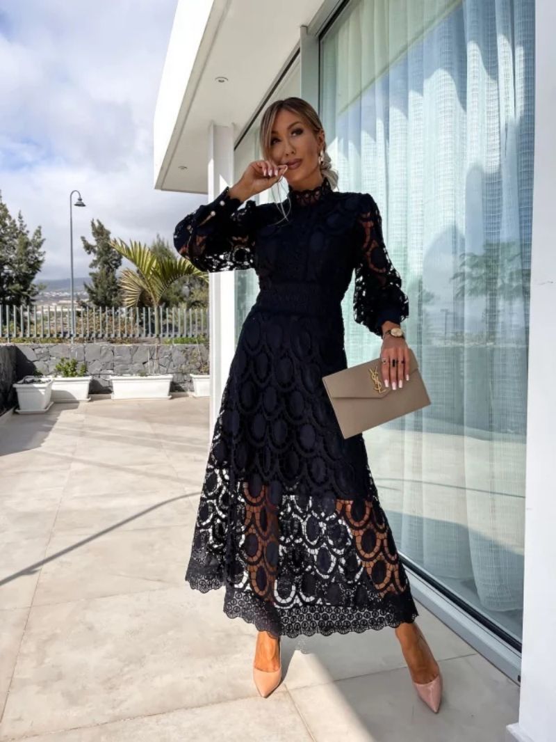 BERTHA™ | Vestido Midi Que Faz Você Se Sentir a Mulher Mais Elegante da Sala