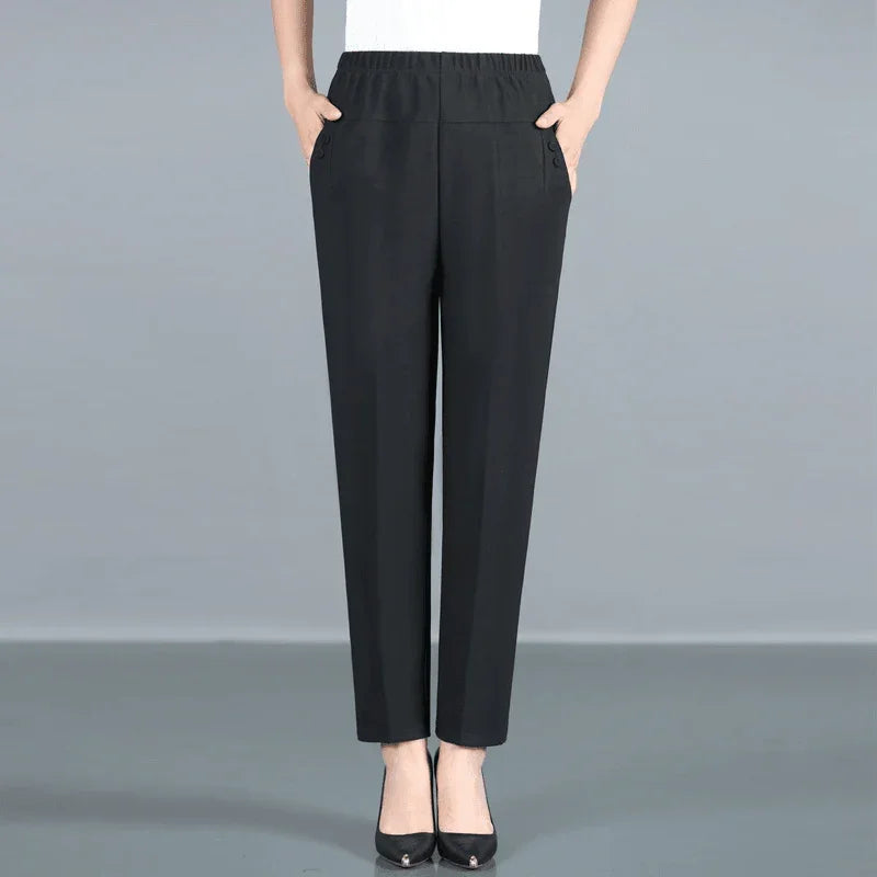 ELISA™ | Calça Que Faz Suas Pernas Parecerem Quilômetros de Elegância