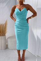 LÚCIA™ | Vestido Midi Que Transforma Qualquer Dia Comum em Momento Especial