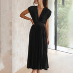 ISAURA™ | Vestido Midi Que Faz Você Se Sentir a Mulher Mais Elegante da Sala