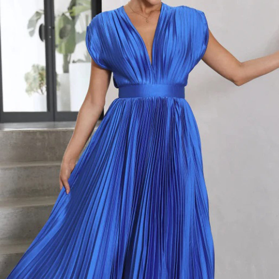 ISAURA™ | Vestido Midi Que Faz Você Se Sentir a Mulher Mais Elegante da Sala