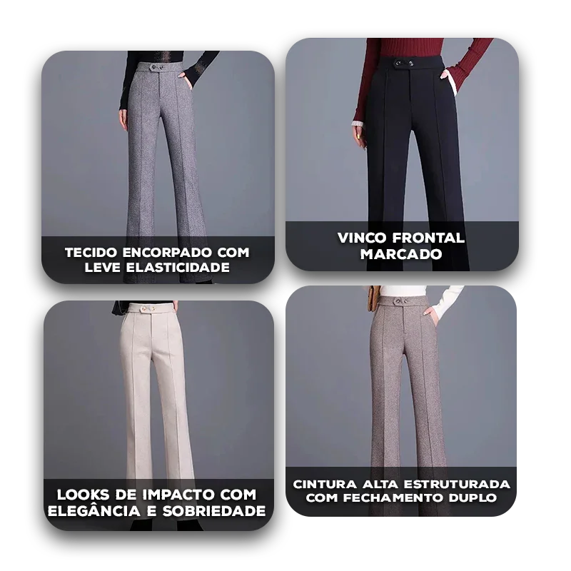 GUIOMAR™ | Calça Que Faz Suas Pernas Parecerem Quilômetros de Elegância