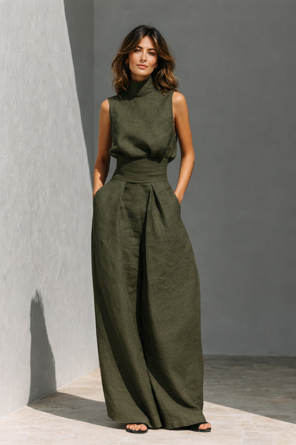 HILDEGARDA™ | Vestido Midi Para Quando Você Quer Impressionar Sem Se Esforçar