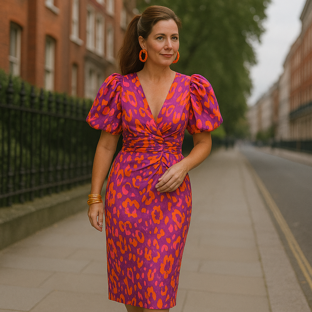 MARINA™ | Vestido Midi Para Quando Você Quer Impressionar Sem Se Esforçar