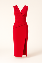 XAVIERA™ | Vestido Midi Para a Mulher Que Não Precisa de Aprovação Para Brilhar