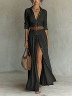 MIRIAM™ | Vestido Midi Que Transforma Qualquer Dia Comum em Momento Especial