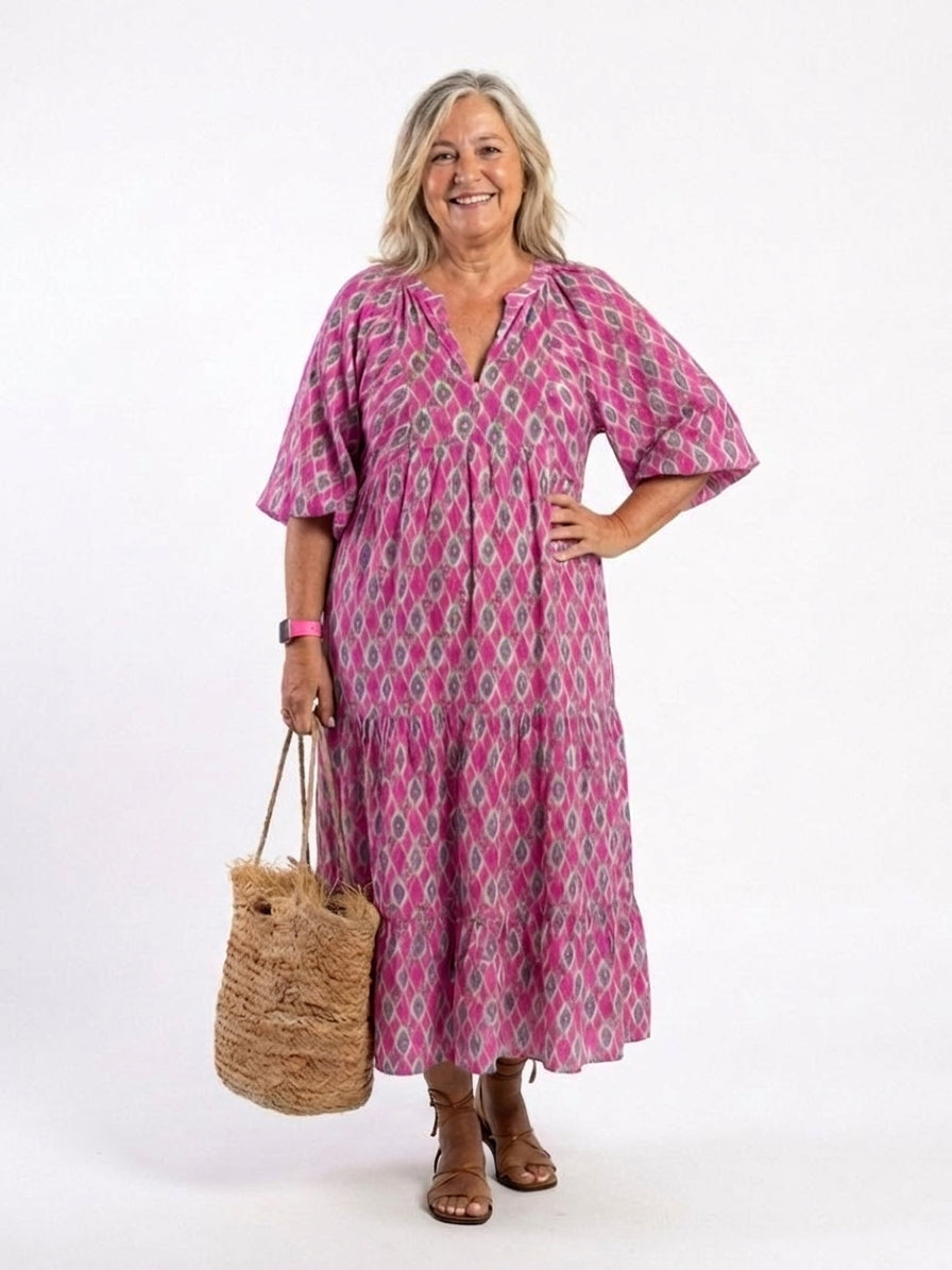 RUTH™ | Vestido Midi Para a Mulher Que Não Precisa de Aprovação Para Brilhar
