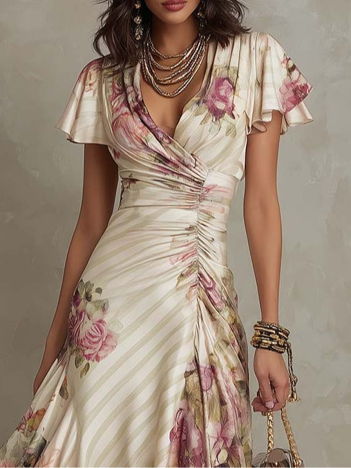 ROSINHA™ | Vestido Midi Para Quando Você Quer Impressionar Sem Se Esforçar