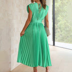 ISAURA™ | Vestido Midi Que Faz Você Se Sentir a Mulher Mais Elegante da Sala