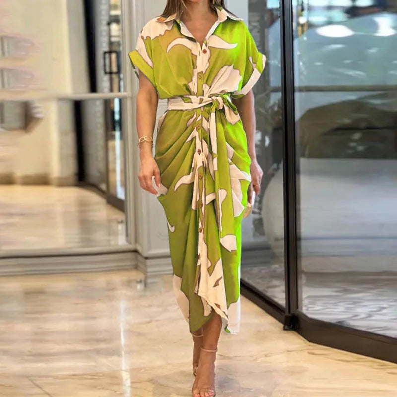 YARA™ | Vestido Midi Que Faz Você Se Sentir a Mulher Mais Elegante da Sala