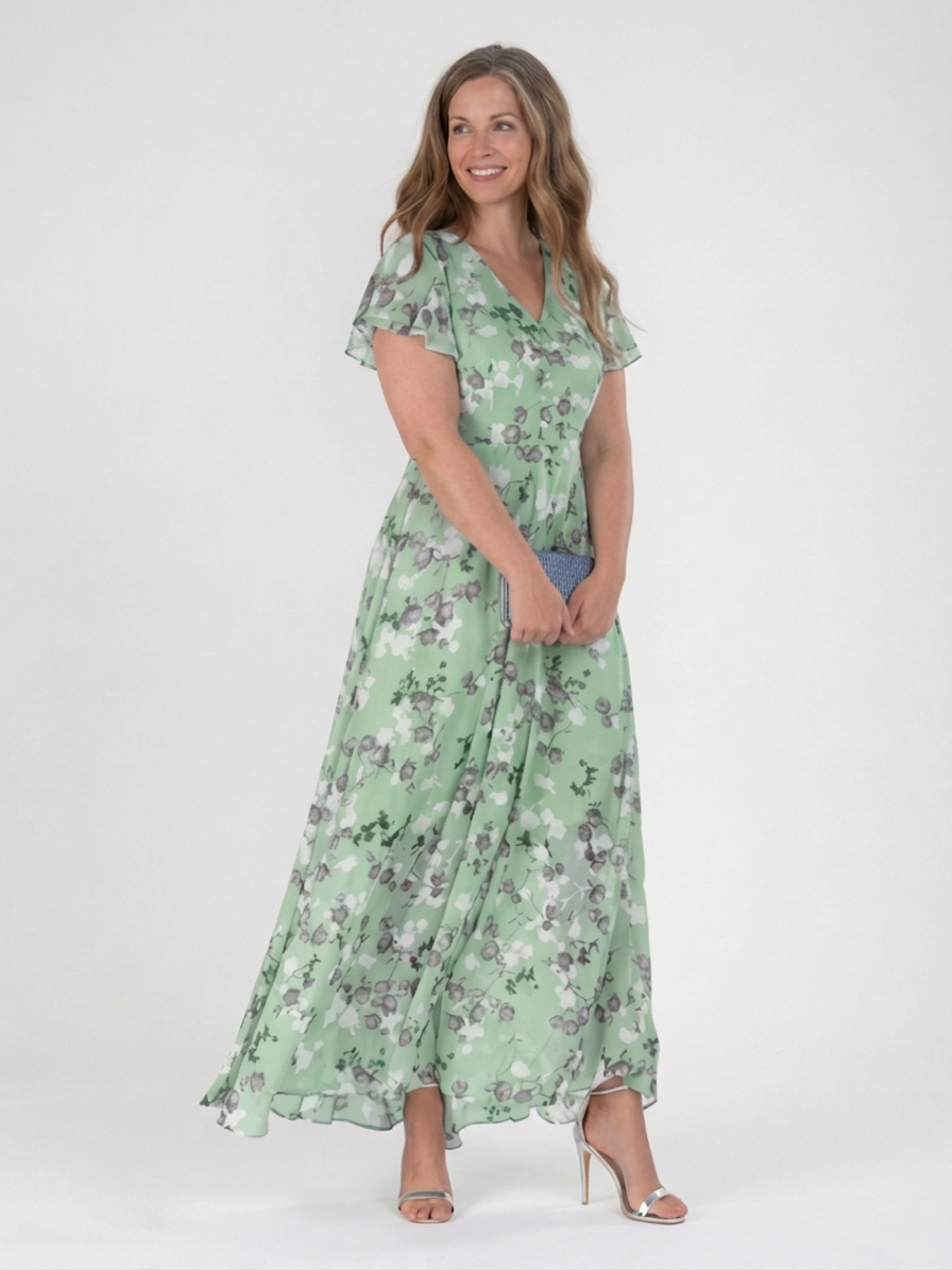 AMÉLIA™ | Vestido Midi Que Faz Você Se Sentir a Mulher Mais Elegante da Sala