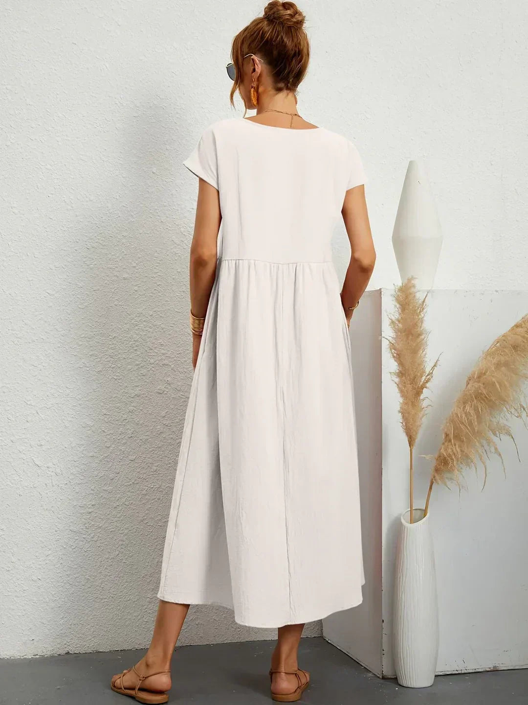 JUSTINIANA™ | Vestido Midi Para a Mulher Que Não Precisa de Aprovação Para Brilhar