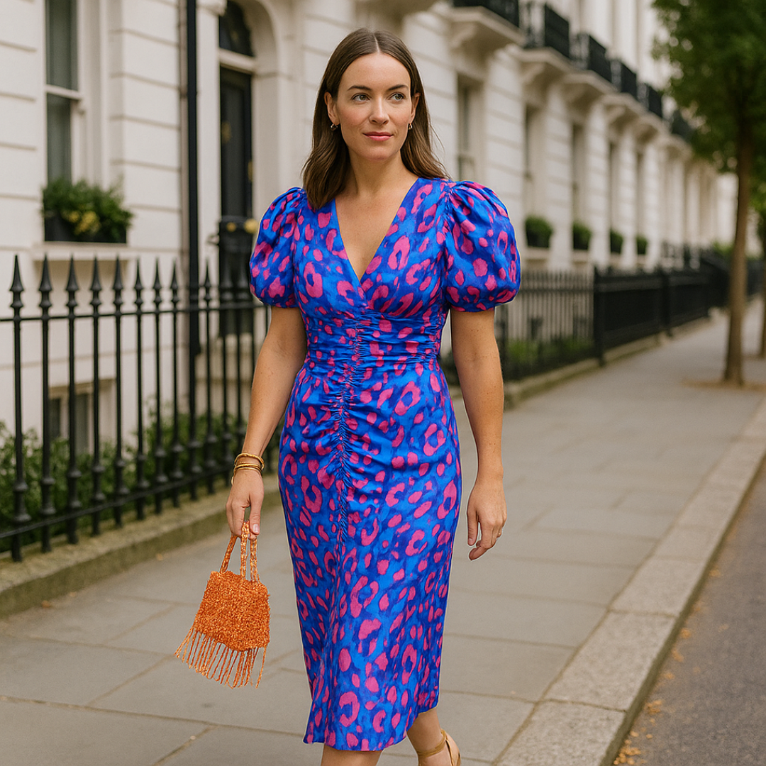 MARINA™ | Vestido Midi Para Quando Você Quer Impressionar Sem Se Esforçar