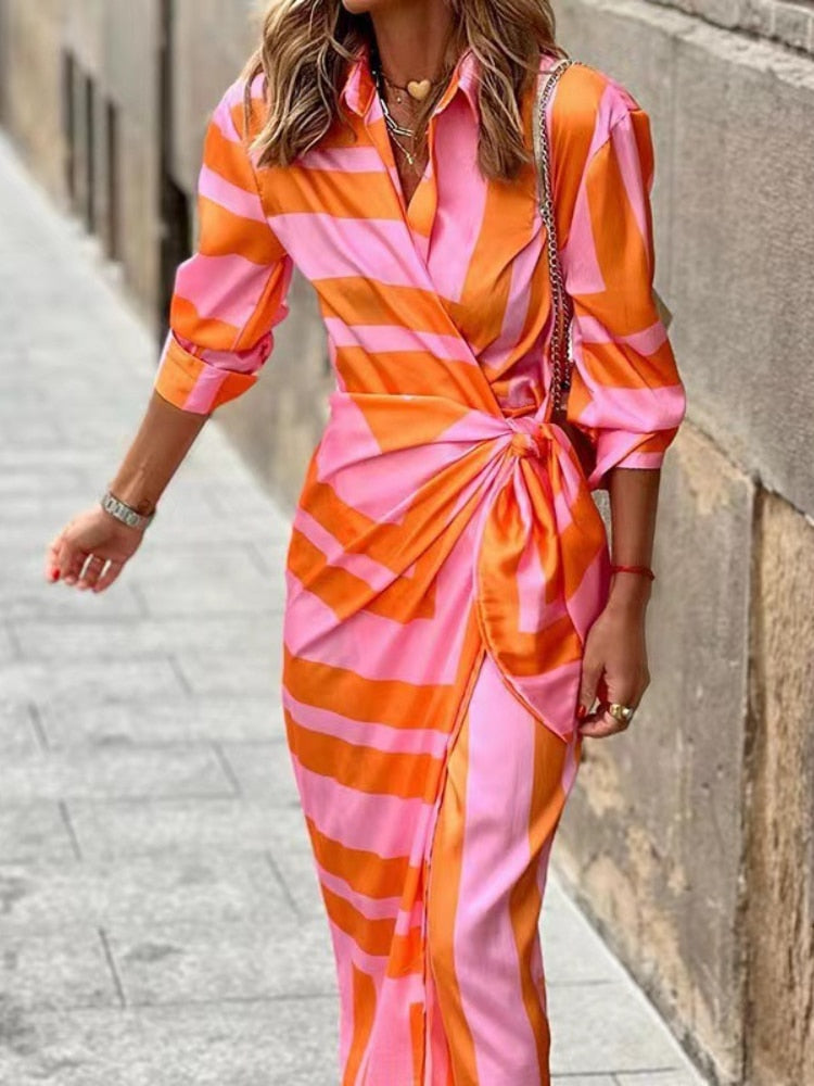 JANDIRA™ | Vestido Midi Para a Mulher Que Não Precisa de Aprovação Para Brilhar