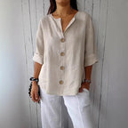 PLÁCIDA™ | Blusa Leve Como Brisa, Poderosa Como Você