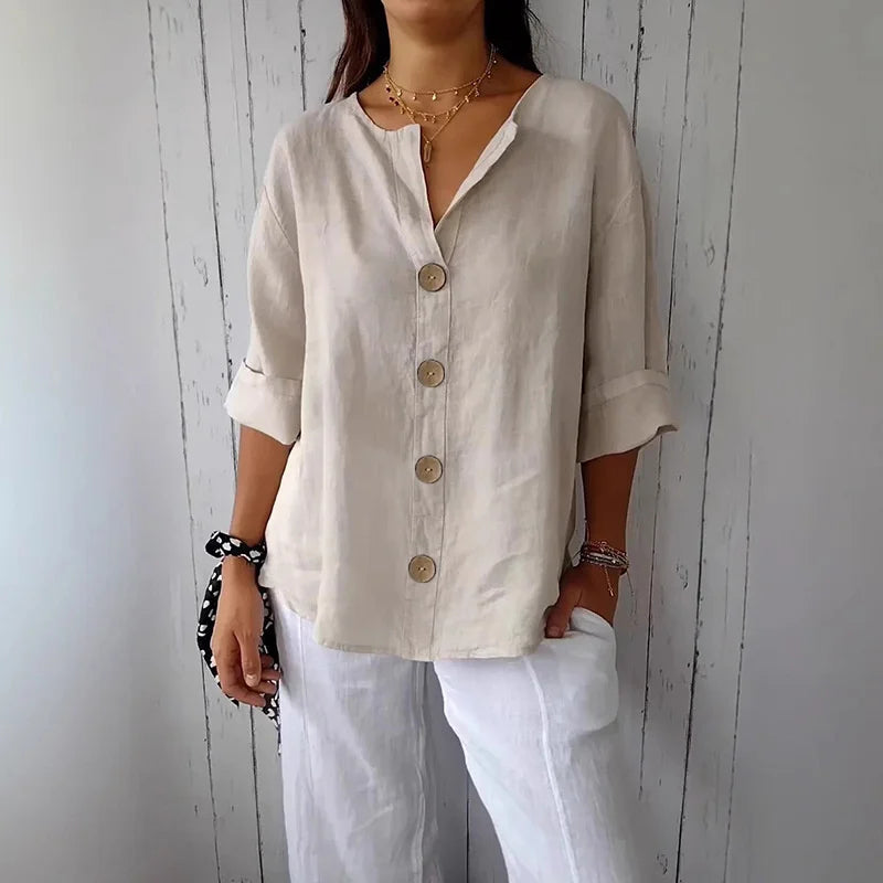 PLÁCIDA™ | Blusa Leve Como Brisa, Poderosa Como Você
