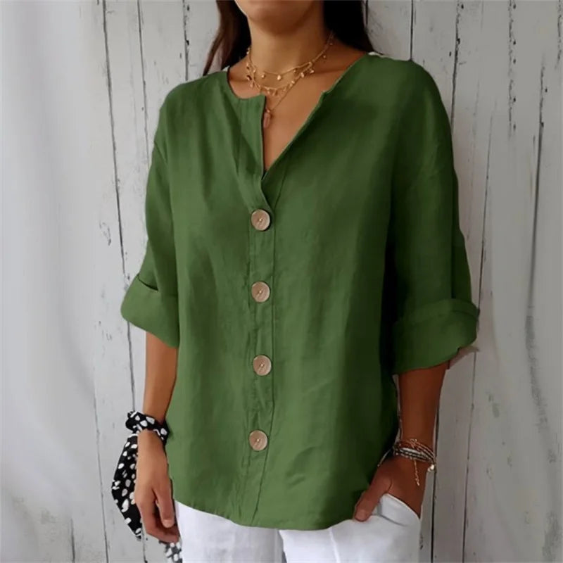 PLÁCIDA™ | Blusa Leve Como Brisa, Poderosa Como Você