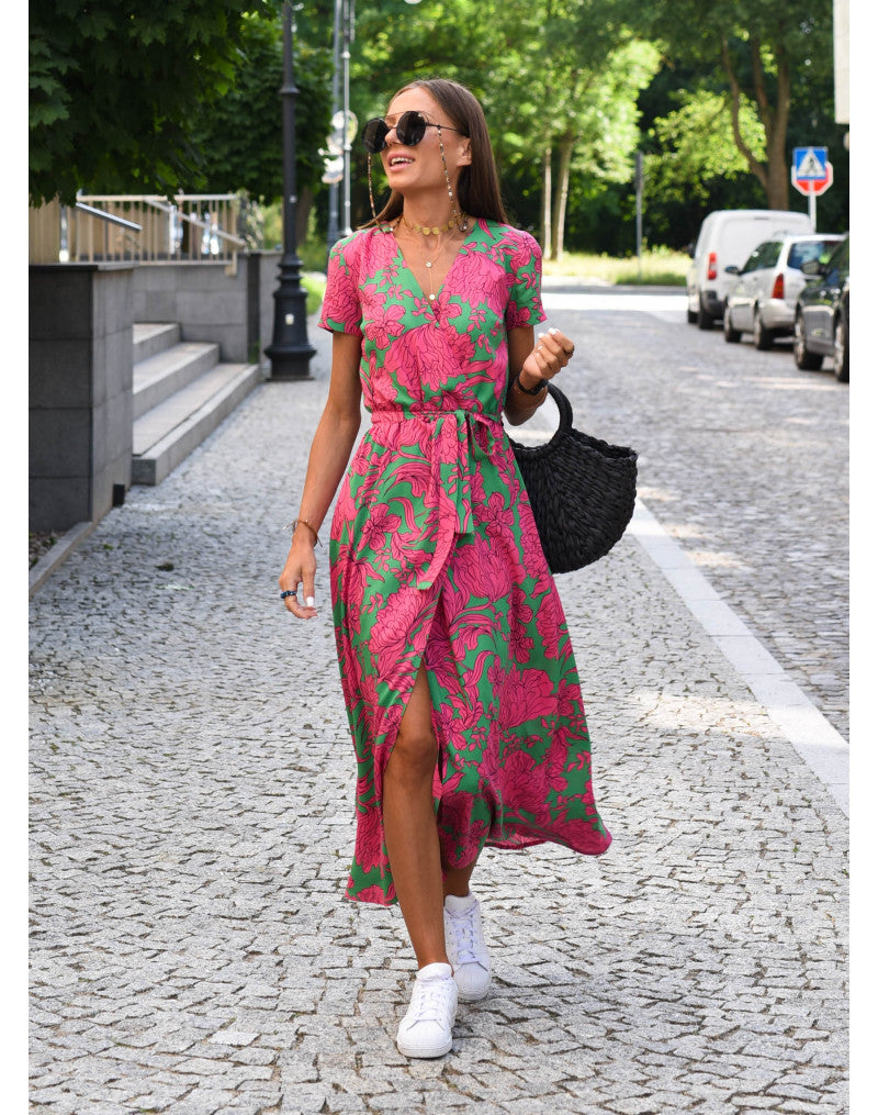 MARTA™ | Vestido Midi Que Faz Você Se Sentir a Mulher Mais Elegante da Sala