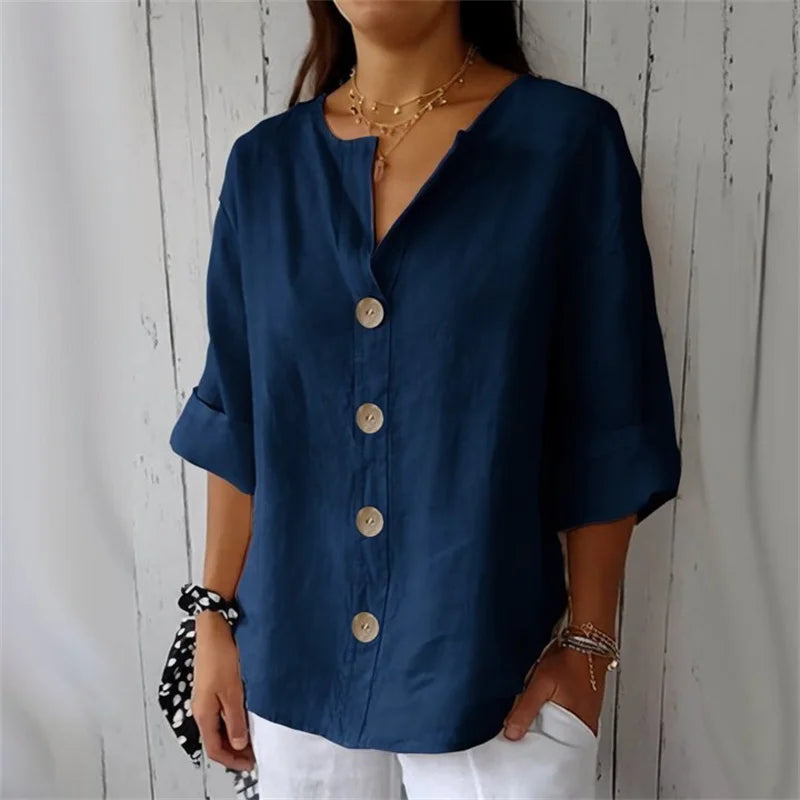 PLÁCIDA™ | Blusa Leve Como Brisa, Poderosa Como Você