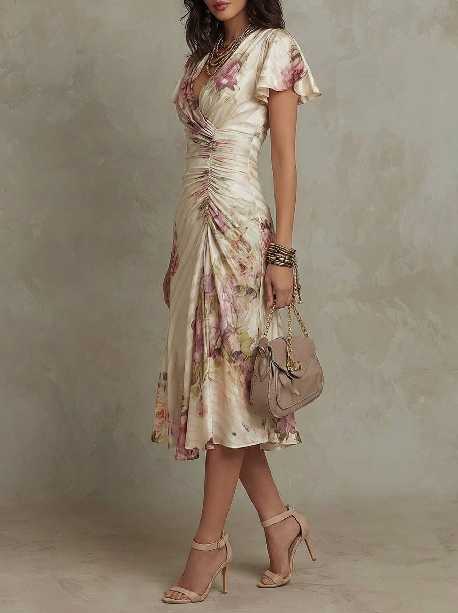 ROSINHA™ | Vestido Midi Para Quando Você Quer Impressionar Sem Se Esforçar