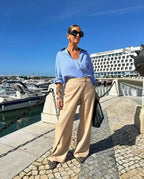 DOMITILA™ | Calça Que Faz Suas Pernas Parecerem Quilômetros de Elegância
