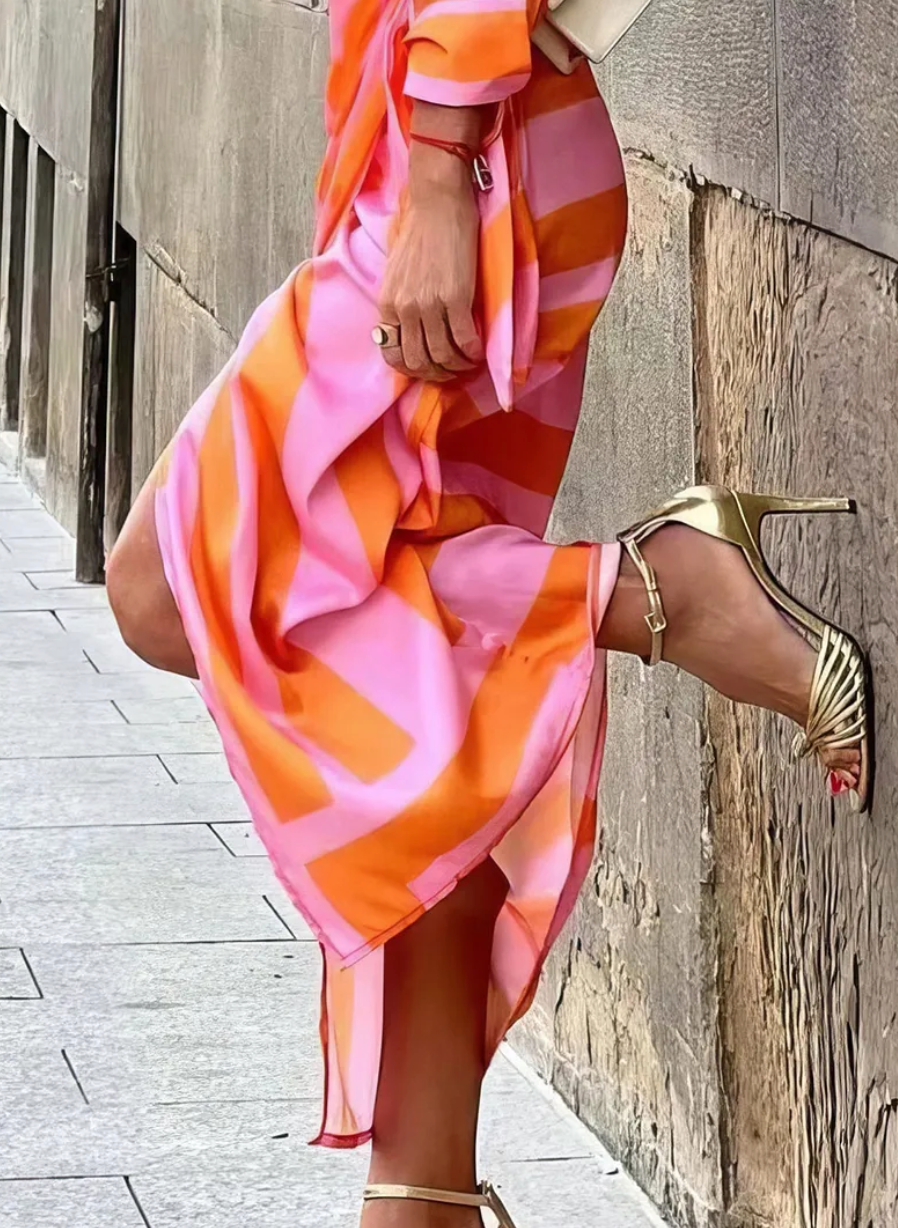 JANDIRA™ | Vestido Midi Para a Mulher Que Não Precisa de Aprovação Para Brilhar