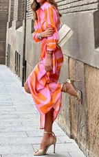 JANDIRA™ | Vestido Midi Para a Mulher Que Não Precisa de Aprovação Para Brilhar