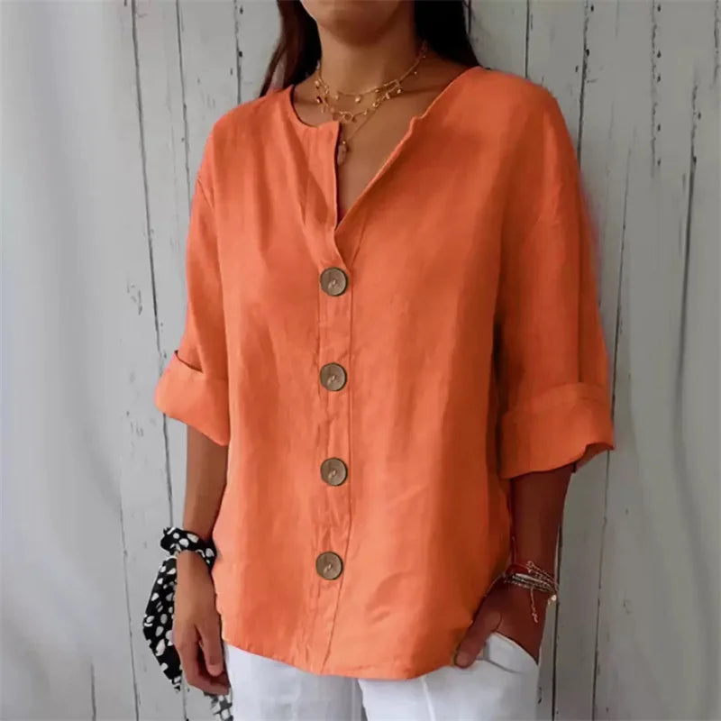 PLÁCIDA™ | Blusa Leve Como Brisa, Poderosa Como Você