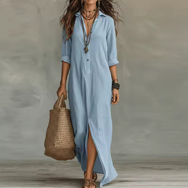 GENOVEVA™ | Vestido Midi Para a Mulher Que Não Precisa de Aprovação Para Brilhar