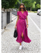 MARTA™ | Vestido Midi Que Faz Você Se Sentir a Mulher Mais Elegante da Sala