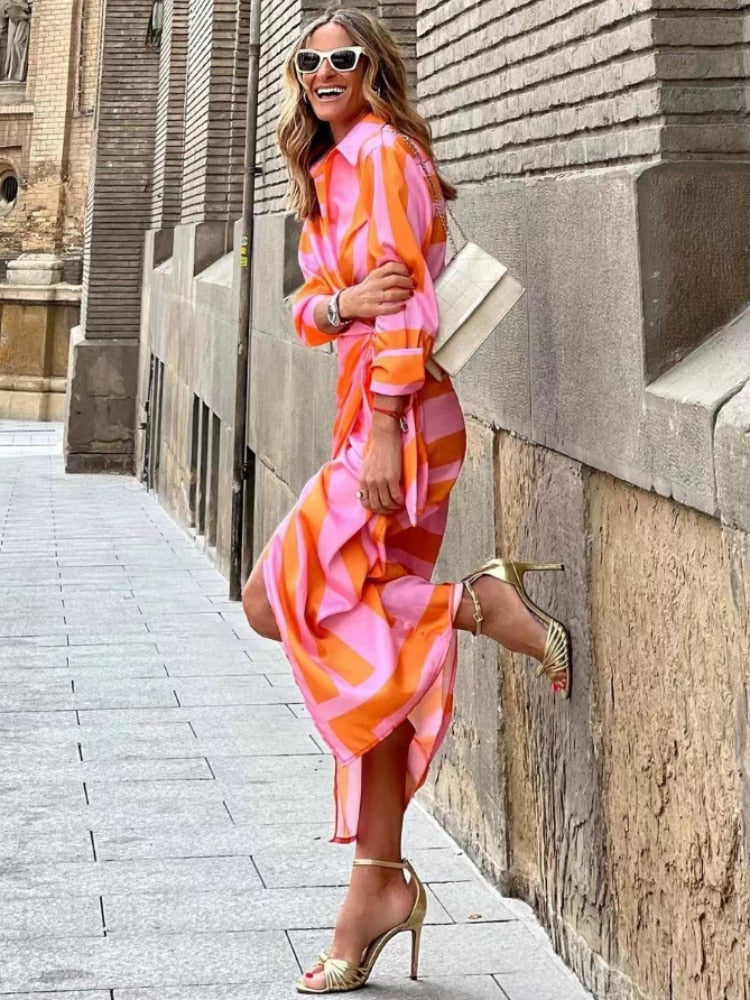 JANDIRA™ | Vestido Midi Para a Mulher Que Não Precisa de Aprovação Para Brilhar