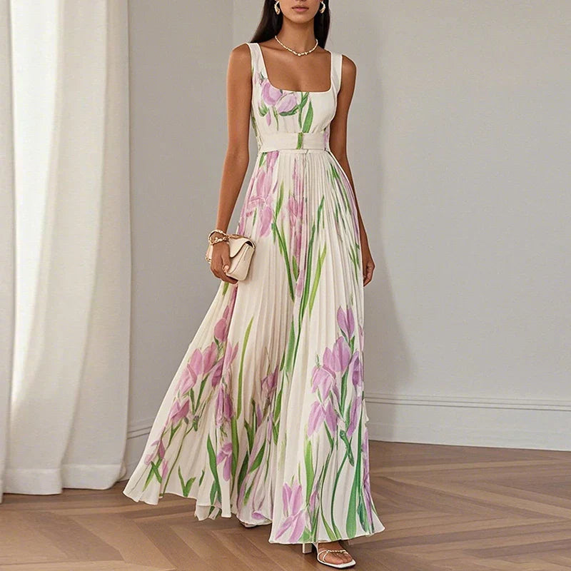 ROSA™ | Vestido Midi Que Transforma Qualquer Dia Comum em Momento Especial