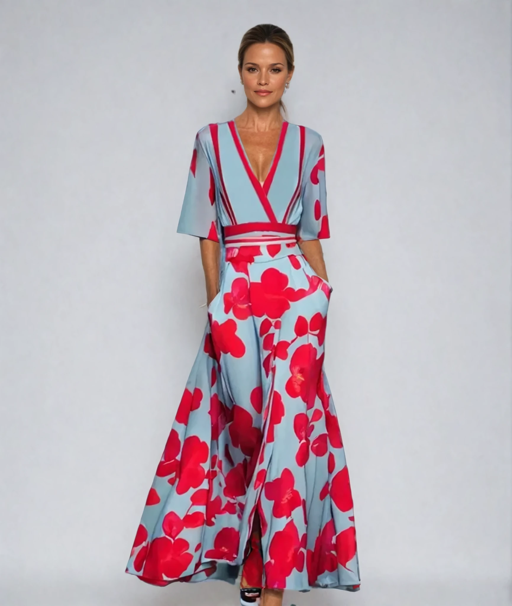 RITA™ | Vestido Midi Para Quando Você Quer Impressionar Sem Se Esforçar