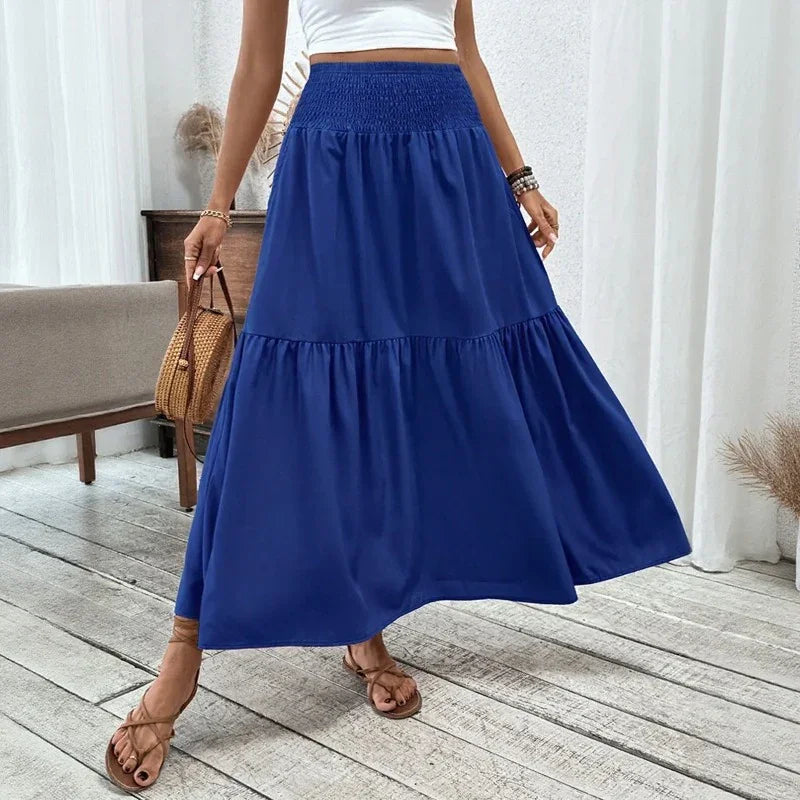 IVANILDE™ | Saia Midi Para a Mulher Que Sabe Que Elegância É Atitude