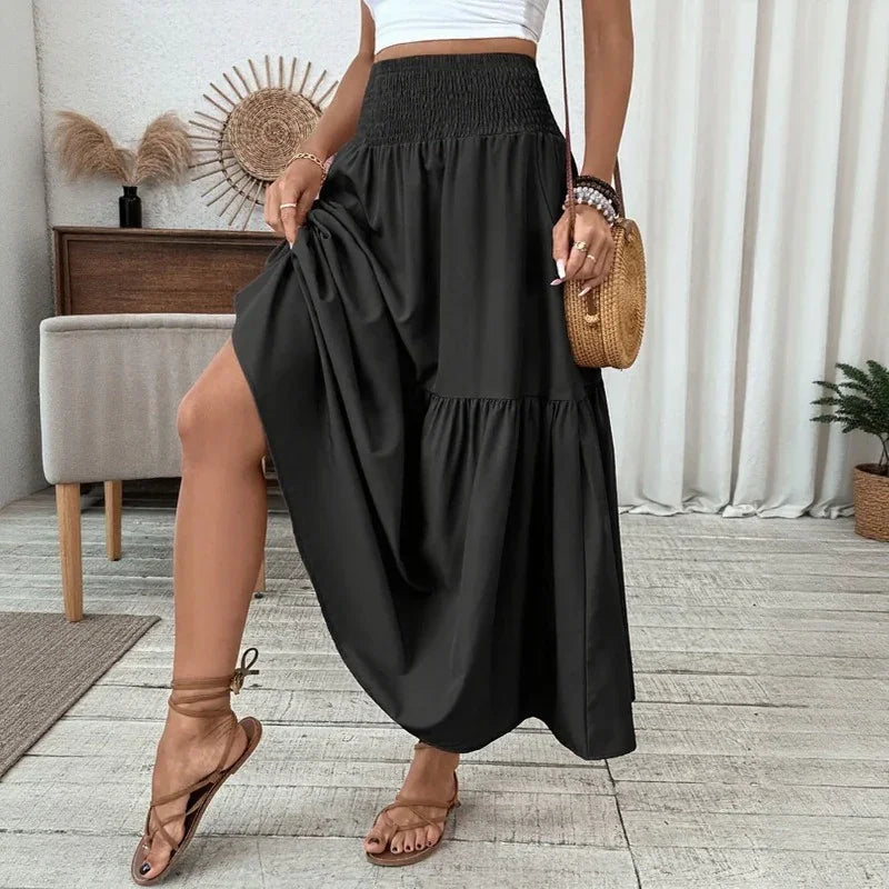 IVANILDE™ | Saia Midi Para a Mulher Que Sabe Que Elegância É Atitude