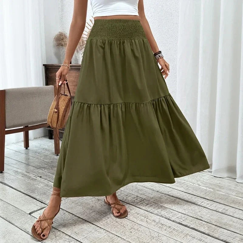 IVANILDE™ | Saia Midi Para a Mulher Que Sabe Que Elegância É Atitude
