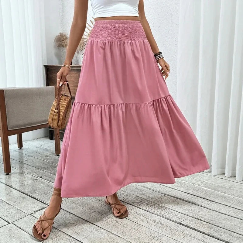 IVANILDE™ | Saia Midi Para a Mulher Que Sabe Que Elegância É Atitude