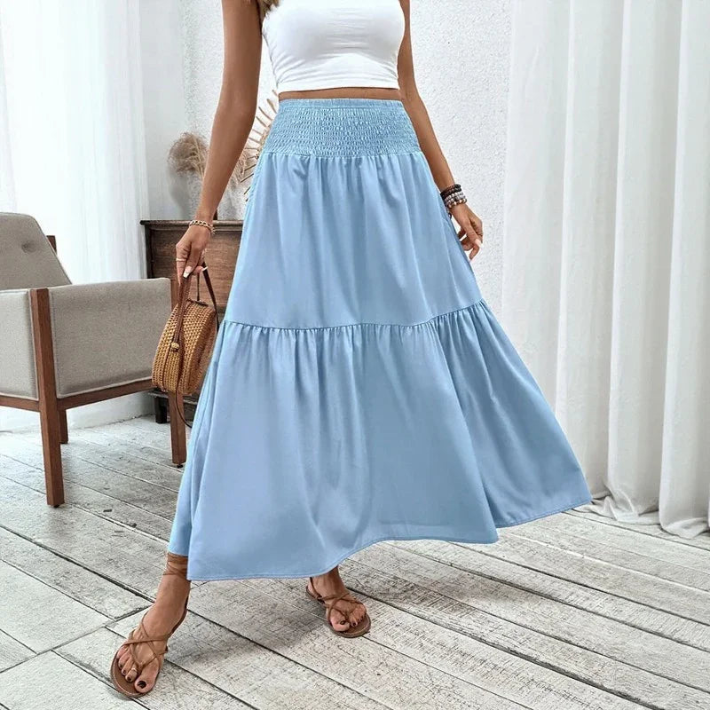 IVANILDE™ | Saia Midi Para a Mulher Que Sabe Que Elegância É Atitude