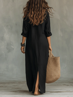 GENOVEVA™ | Vestido Midi Para a Mulher Que Não Precisa de Aprovação Para Brilhar