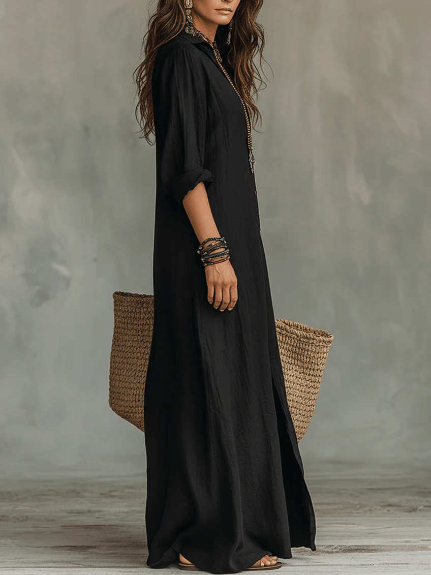 GENOVEVA™ | Vestido Midi Para a Mulher Que Não Precisa de Aprovação Para Brilhar
