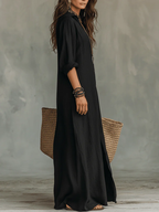 GENOVEVA™ | Vestido Midi Para a Mulher Que Não Precisa de Aprovação Para Brilhar
