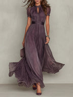 NARCISA™ | Vestido Midi Que Faz Você Se Sentir a Mulher Mais Elegante da Sala