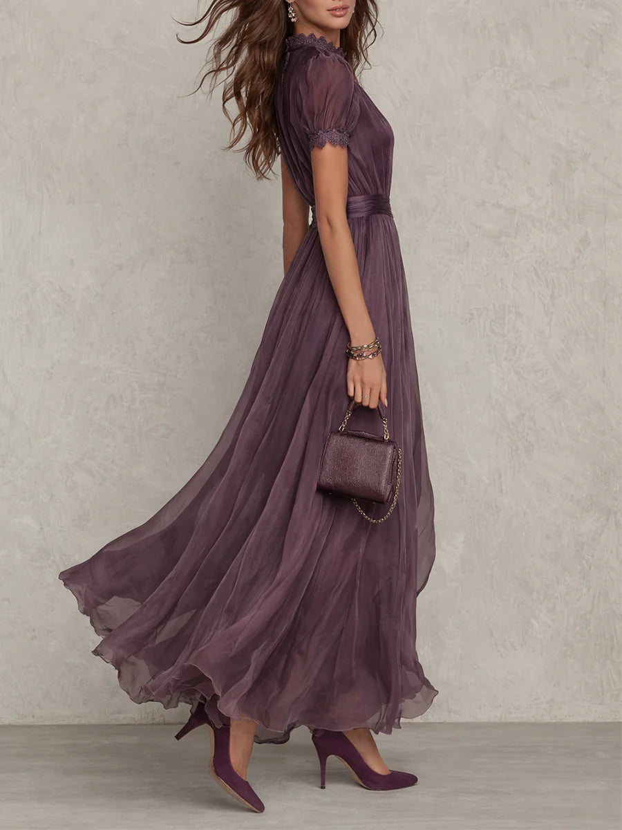 LAUDELINA™ | Vestido Midi Que Faz Você Se Sentir a Mulher Mais Elegante da Sala