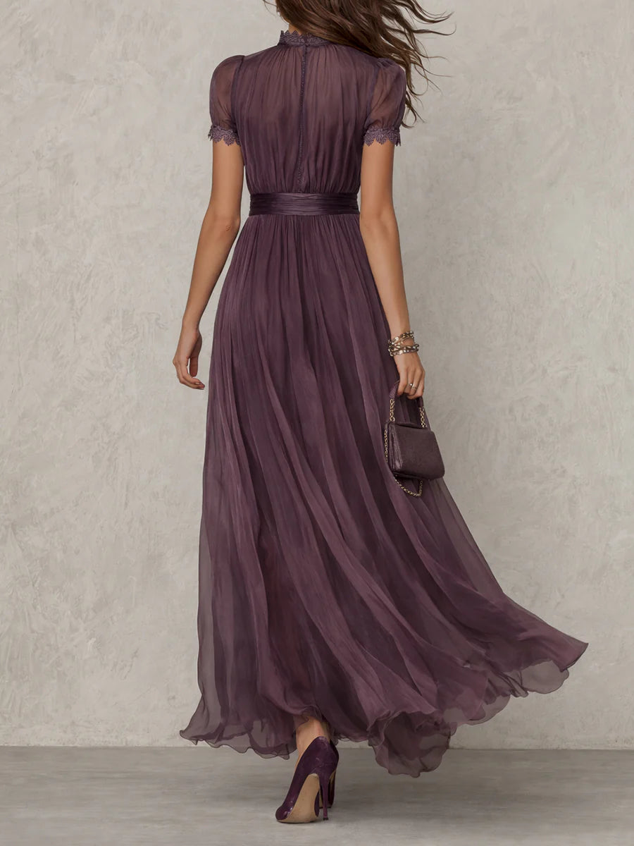 LAUDELINA™ | Vestido Midi Que Faz Você Se Sentir a Mulher Mais Elegante da Sala